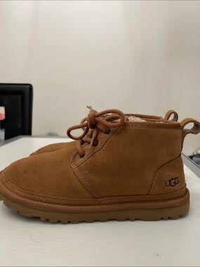 UGG WINTER NEUMEL CHUKKA CHESTNUT BOOTS WOMENS SIZE 7